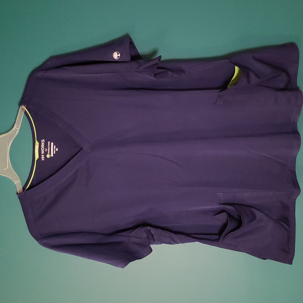 Healing Hands Navy Blue Scrub Set